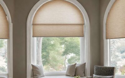 Custom Roman Shades for Arched Windows in Hershey PA | Expert Fitting